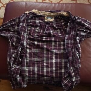 Trader bay Purple Plaid Shirt